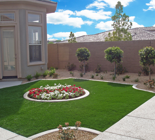 artificial grass lawn in Phoenix