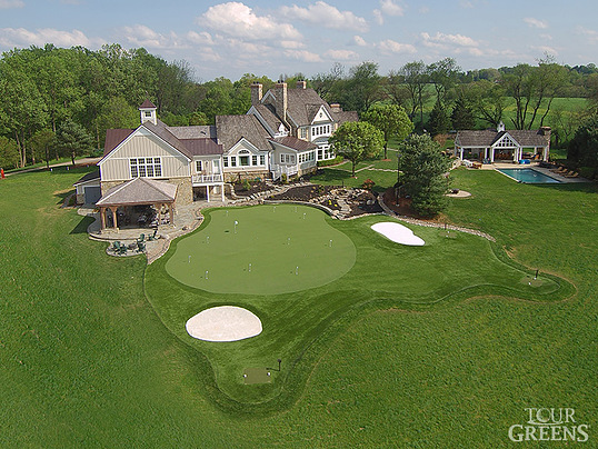 Backyard Golf green